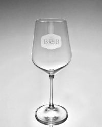 Tall stem wine glass